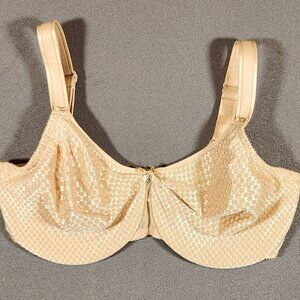 Chantelle 34DDDD Nude Full‎ Coverage Lace Lined Bra Underwire Adjustable